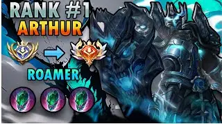 Honor Of Kings l Top 1 Asia Arthur in roaming l Invented new way to play arthur.