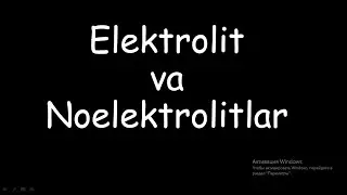 Elektrolitlar