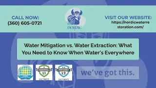 Water Mitigation vs. Water Extraction: What You Need to Know When Water's Everywhere