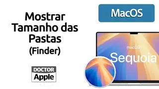 Curso Apple Mac - Mostrar Tamanho das Pastas