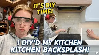  I Installed My Own Kitchen Backsplash&hellip; Here&rsquo;s How! @homedepotcanada Ivy Hill Kingston White 