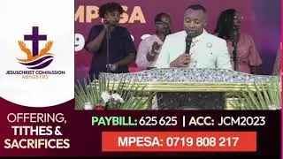 JCM FAITH SERVICE || THEME: STOP CARRYING HIS THINGS || PRESIDING:BISHOP BENSON KAMAU,QBE
