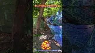 UV DJ Stage Decor | Psytrance Canopy