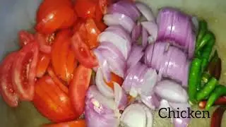 how to make a simple chicken 🐔 curry. @happy face. plz i trust u all..like share and subscribe...