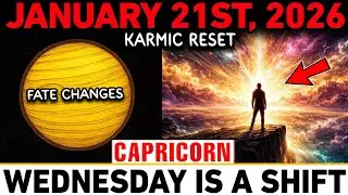 🔮 Capricorn ♑ January 21, 2026 &mdash; Past Karma Ends & Future Blessings Begin! 🌌✨