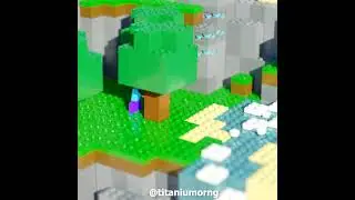 Wood Chop Lego Minecraft #shorts