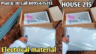 Few Basic Electrical Material need before plaster work junction box pipe bend