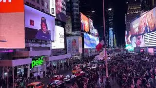 Carlovy Musicc Billboard Lights Up Times Square in NYC