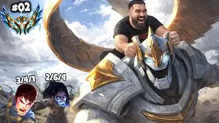 To Camp my Galio Top to SAVE GAREN wasnt a good IDEA 💀💀 Road To Challenger Series #02 | s16 Gameplay