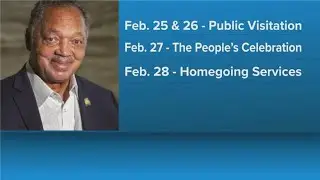 Chicago to honor Jesse Jackson with public viewing, celebration and homegoing services