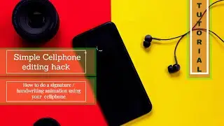 do this INTRO/OUTRO signature animition using android phone w/out using EXPENSIVE SOFTWARE OR APPS