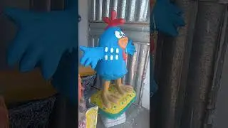 galinha pintadinha de cimento