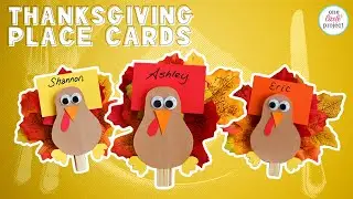 DIY Thanksgiving Place Cards | Turkey Place Card Holders
