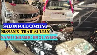 Coating X-Trail SULTAN sekali 2 HITAM dan SILVER METALIK