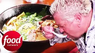 Guy Fieri Tries Fresh Homemade Ramen At Eight Noodle Shop | Diners, Drive-Ins & Dives