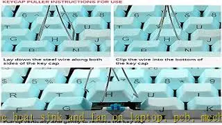 Pyhot 4 Pieces Keycap Remover with Keyboard Brush Set, Keycap Puller/Key Axis Remover for Mechanica