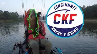 Cincinnati Kayak Fishing Flowing Waters - 5th Place On The Great Miami River! (Smallmouth Fishing)