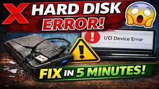 How to Fix External Hard Disk I/O Device Error (Step-by-Step)