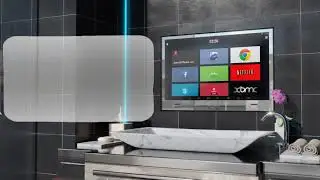 27&Prime; FULL ANDROID SMART WATERPROOF BATHROOM MIRROR LED TV.