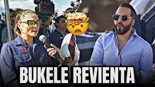 BUKELE REVIENTA😱 Contundente Respuesta a Periodista Tica sin pelos en la lengua