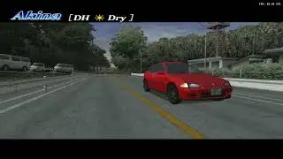 Initial D Special Stage PS2 - Time Attack - Akina Downhill - Honda Civic EG6