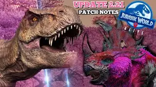 UPDATE 2.21 PATCH NOTES! SOLO RAID BOSS BATTLES ( Jurassic World Alive 2.21 ) CERAMAGNUS & EPIC BUFF