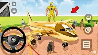 🕷️Big Size Golden Aroplane & Spiderman 3D Game🤩Indian Theft Auto Simulator🤑Purchase Lot's of Spider