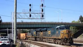 [HD] Non-stop action at CSX ACCA Yard in Richmond, VA 3/19/24
