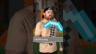 Когда переключаешь Minecraft на мирный уровень сложности