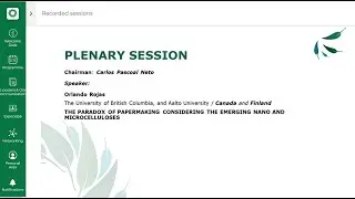 XXV TECNICELPA Conference 2021 PL1-Orlando Rojas; day 10th March 2021 16h15 -17h00 TOMAR