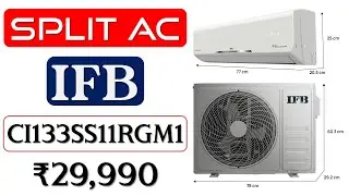 👉IFB CI133SS11RGM1 Split AC Review🔥एयर कंडीशनर🔥1 Ton ​Inverter AC🔥IFB Air Conditioner under 30000