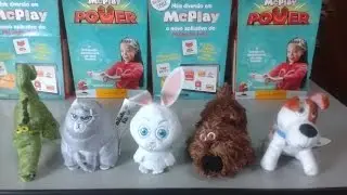 Pets A vida secreta dos bichos mc lanche feliz p 2/2  ( pelúcias )