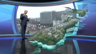TVNZ: 1 NEWS at 6 - AR Weather Graphics [20th February 2018]