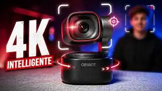 OBSBOT TINY 3 🎥 WEBCAM 4K INTELLIGENTE AVEC SUIVI IA ET GESTES