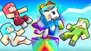 FINGO di ESSERE un CANE OP Su 1 BLOCCO Su Minecraft!