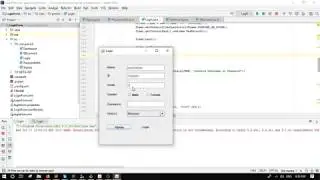 JAVA user form and authentication with database