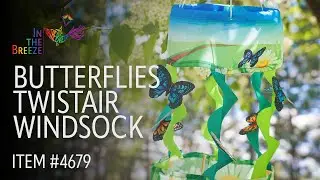 Butterflies Twistair Windsock | Wholesale Garden D&eacute;cor | In the Breeze