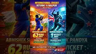 India vs New Zealand 1st T20I 2026 Live Match Today | Cricket returns to Nagpur