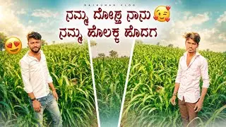ನಮ್ಮ ಜೋಳದ ಹೊಲದಲ್ಲಿ | Best Friend | Vlog Video | Uttarkarnataka | Rajkumarlathi