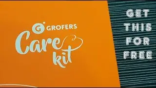 Grofers Care Kit Unboxing | FREE with every Order | Corona Shield