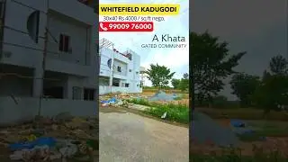 🔥Plot/Site for sale in Whitefield Kadugodi #houseforsale#homeforsale#house#home#bangalore #site#plot