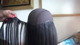 Quick Weave Wig (glue gun method)