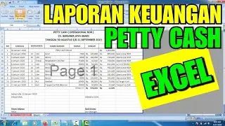 Laporan Petty Cash Excel untuk Admin Perusahaan