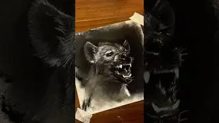 Hyena drawing with AR Drawing - Draw Sketch,Paint.