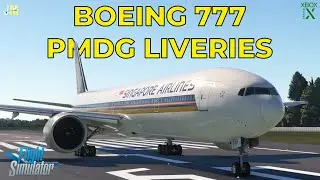 Boeing 777 PMDG Liveries SHOWCASE Mode! ALL 18 AIRLINES!
