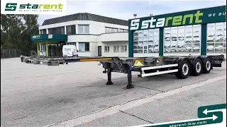 verkauft - Schmitz Containerchassis 1x20/2x20/1x30/1x40/ R25210, www.starent-lkw.com