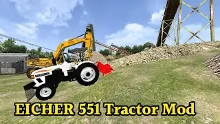 Upcoming Eicher 551 Rotaveter Tractor Mod | आयशर ट्रॅक्टर मोड | Lalpari | #Tractor #Jcb