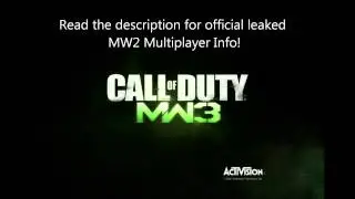 Call of Duty Modern Warfare 3 - Leaked Information