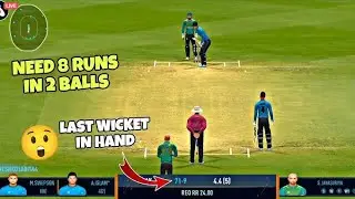 Real cricket 24 last ball thrilled super over high intense match @hidden by ayyan 