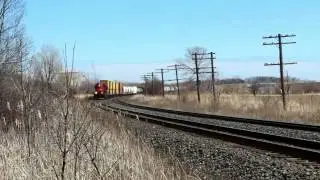 darlington pk crossing cn gp 9,s long hood forward ;rare